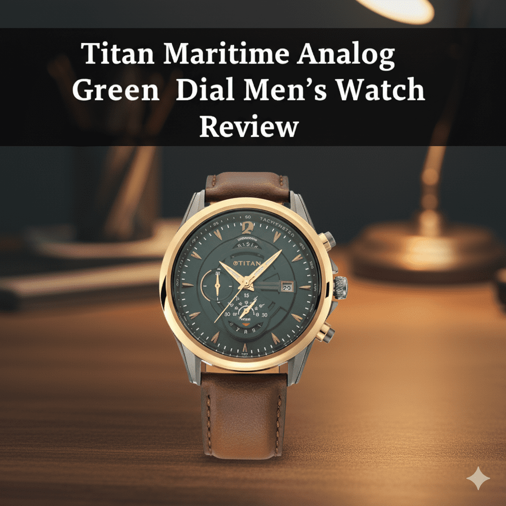 Titan Maritime Analog Green Dial Men’s Watch Review – Style Meets Functionality