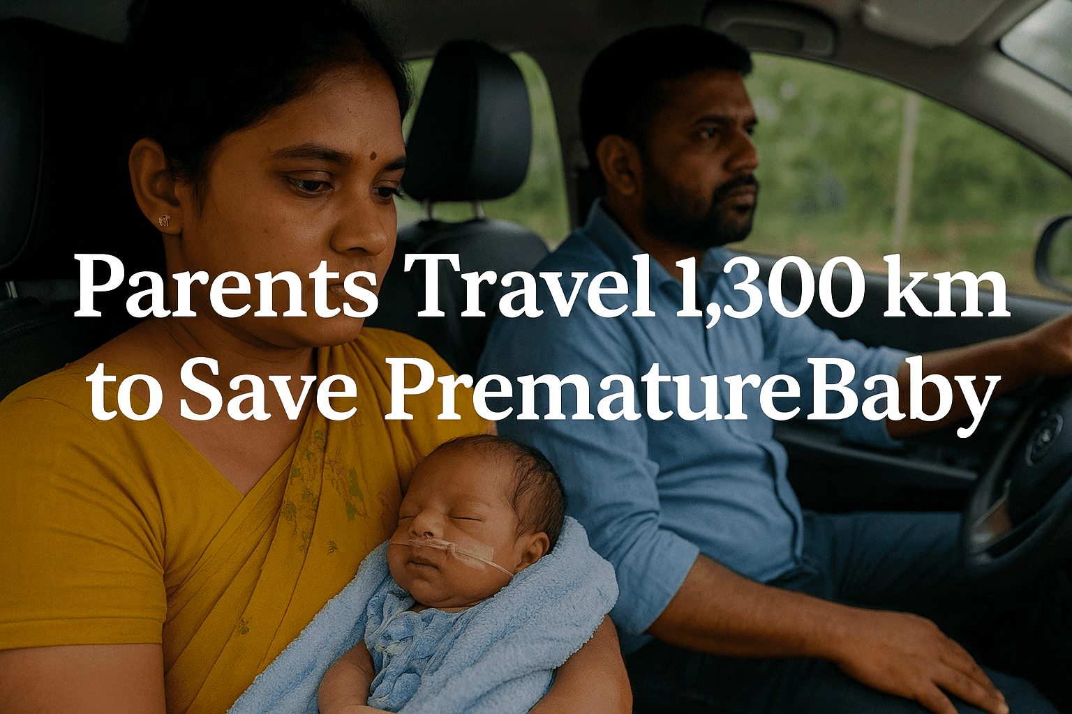 Parents Travel 1300 km from Surat to Hyderabad to Save Premature Baby at KIMS Cuddles