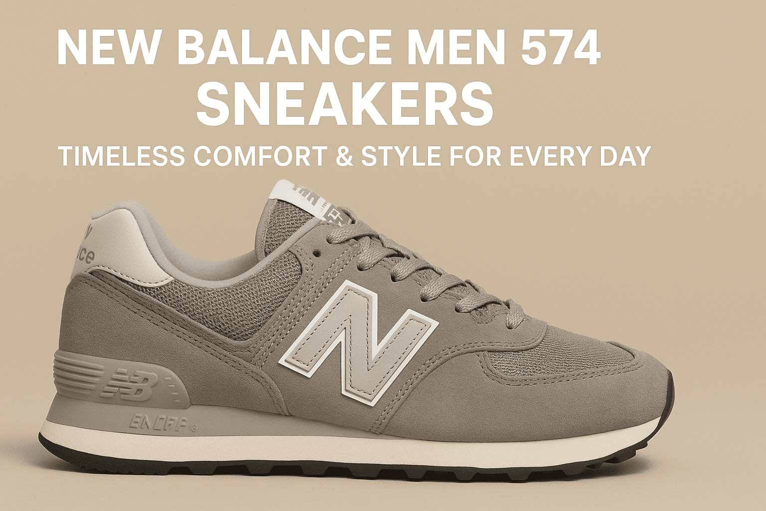 New Balance Men 574 Sneakers – Timeless Comfort & Style for Every Day