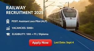 Indian Railway Jobs 2025: 5000+ అసిస్టెంట్ లోకో పైలట్ ఖాళీలు | RRB ALP రిక్రూట్‌మెంట్