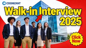 Cognizant Walk-in Interview 2025 for Freshers in Hyderabad