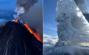 Earthquake: రష్యాలో మళ్లీ భూకంపం.. బద్దలైన అగ్నిపర్వతం