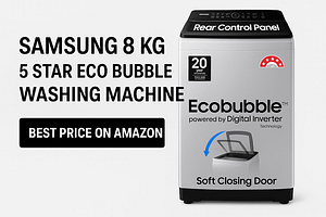 Samsung 8 kg 5 Star Eco Bubble Top Load Washing Machine – Full Review & Best Price