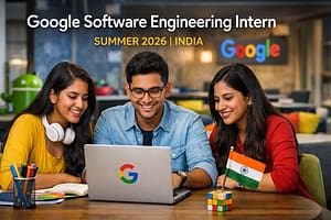 Google Software Engineering Intern Summer 2026 in India