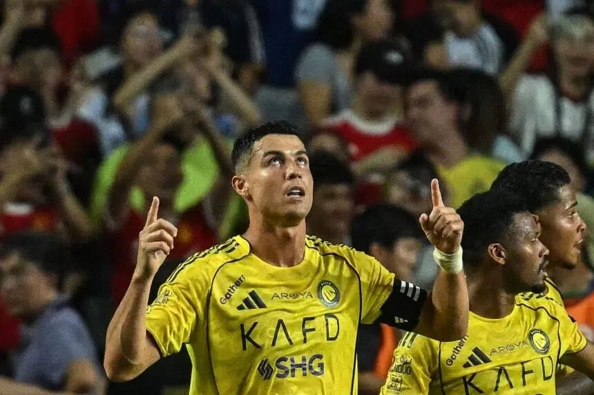 Cristiano Ronaldo Scores and Celebrates in Abu Dhabi Match Against Al Wahda